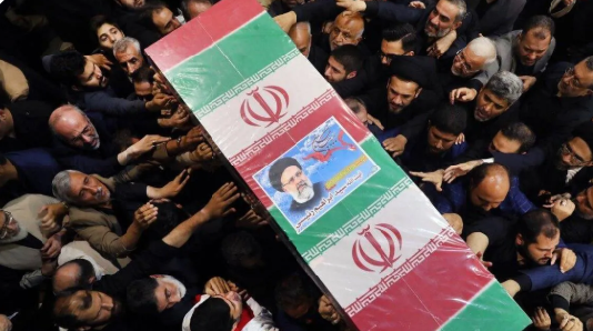 مراسم تشییع پیکر رئیس جمهور شهید و همراهان در مشهد