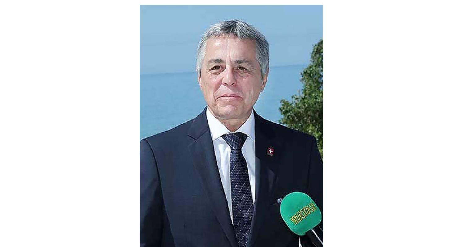 رئیس‌ جمهور ترکمنستان معاون رئیس ‌جمهور و وزیر امور خارجه سوئیس را به حضور پذیرفت