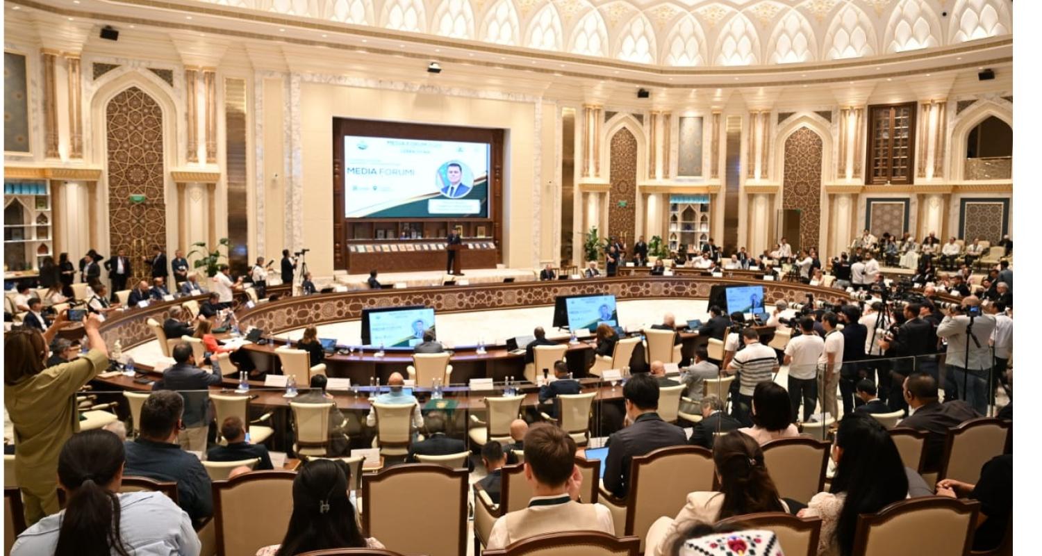 هیئتی از ترکمنستان در همایش بین‌المللی رسانه‌ها در ازبکستان شرکت کرد