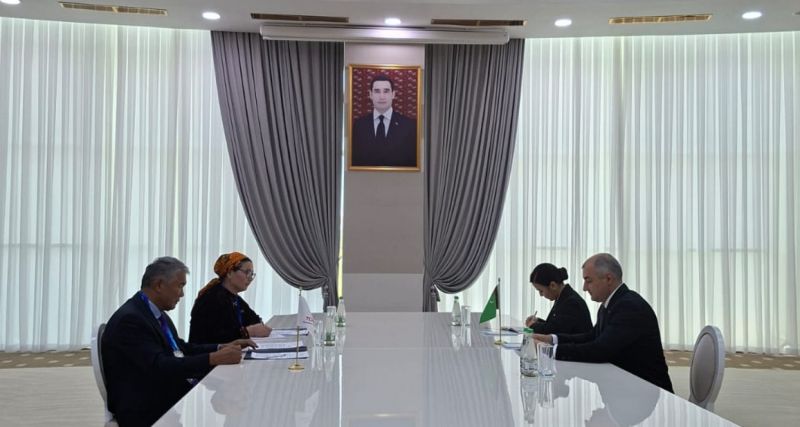 گسترش همکاری‌ های فرهنگی محور گفت ‌و گوی معاون وزیر امور خارجه ترکمنستان با دبیرکل تورکسوی