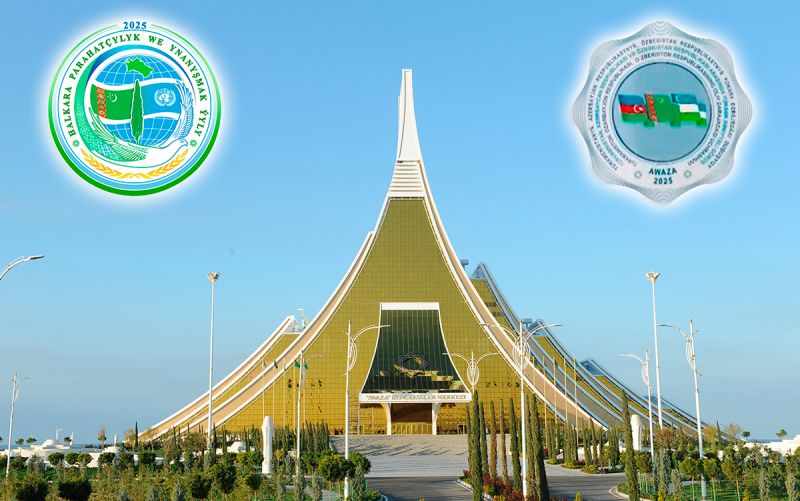 نشست سطح بالای ترکمنستان، جمهوری آذربایجان و جمهوری ازبکستان در آوازه آغاز شد