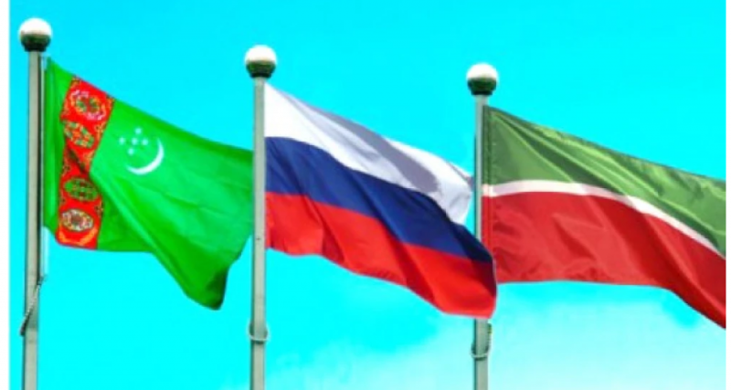 دیدار رهبر ملی ترکمنستان با رئیس‌ جمهوری تاتارستان فدراسیون روسیه