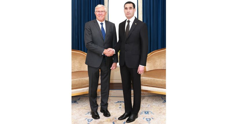 دیدار رئیس ‌جمهور ترکمنستان با مدیرعامل شرکت آمریکایی نیکلاس در ایالات متحده