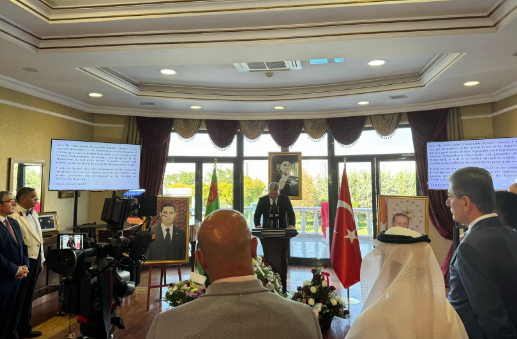 ترکمنستان صد و دومین سالگرد روز پیروزی ترکیه را جشن گرفت