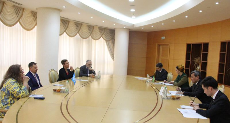 دیدار وزیر امور خارجه ترکمنستان با هماهنگ‌کنندگان مقیم سازمان ملل متحد در آسیای مرکزی
