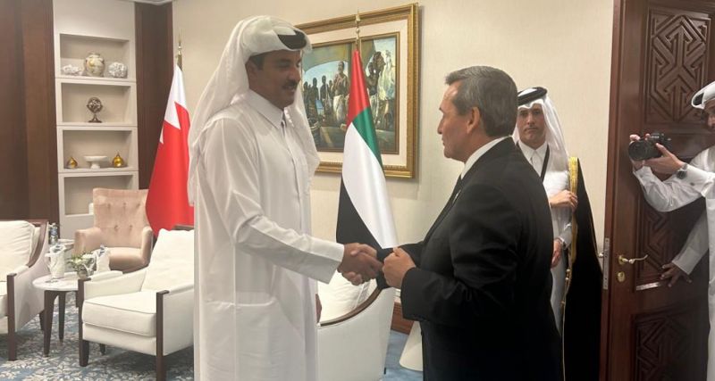 وزیر امور خارجه ترکمنستان با امیر قطر دیدار کرد