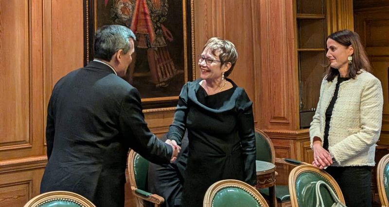 دیدار وزیر امور خارجه ترکمنستان با رئیس بانک اروپایی بازسازی و توسعه